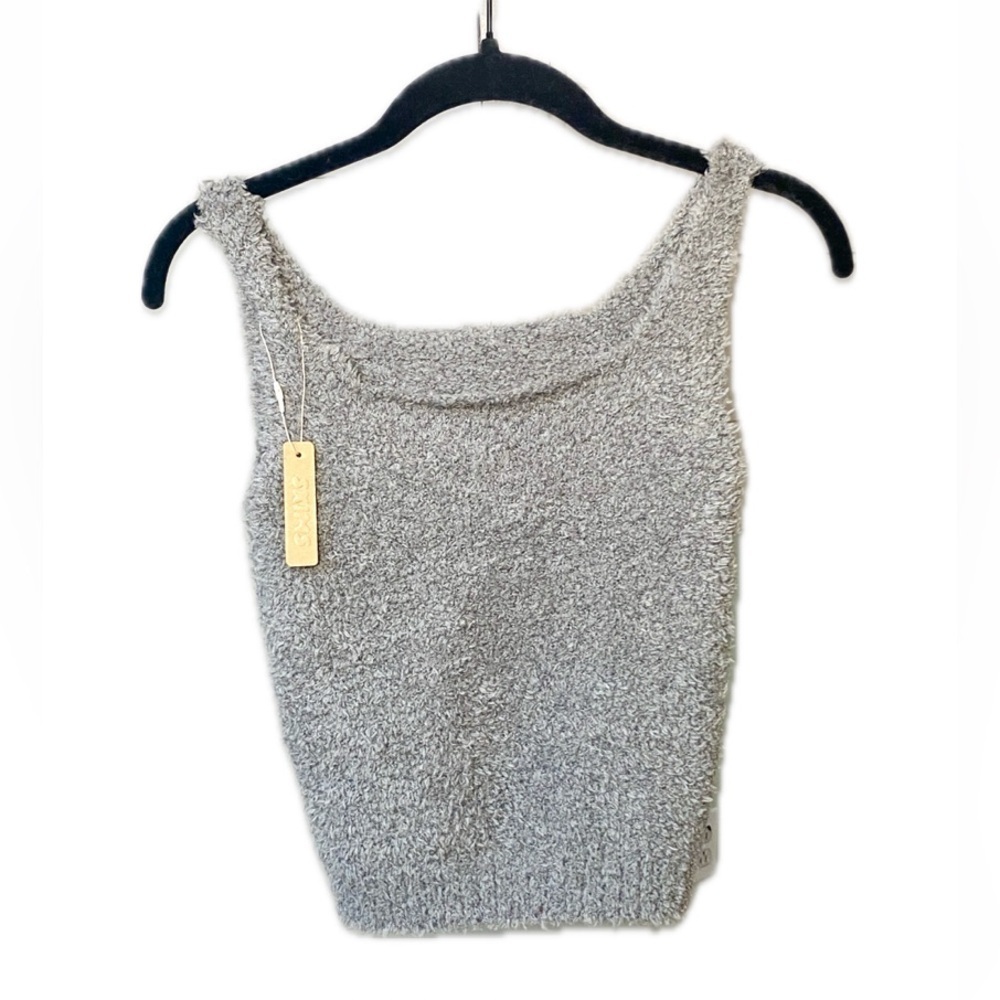 NWT SKIMS GIRLS COZY TANK IN SMOKE 12/14 - Picture 12 of 12